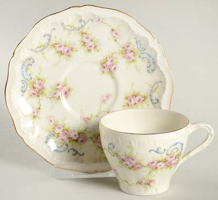 Yvonne Flat Demitasse Cup & Saucer Set