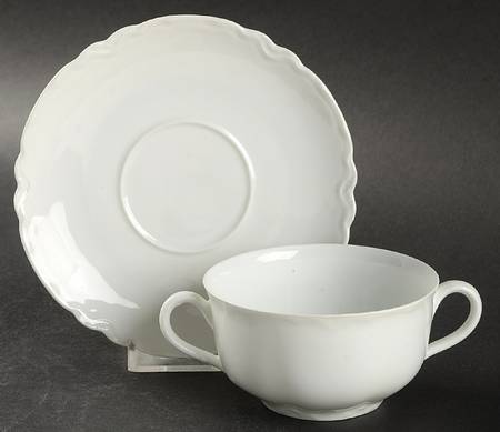 HAB2 Flat Bouillon Cup & Saucer