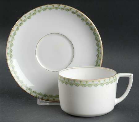 Sylvia Flat Cup & Saucer Set