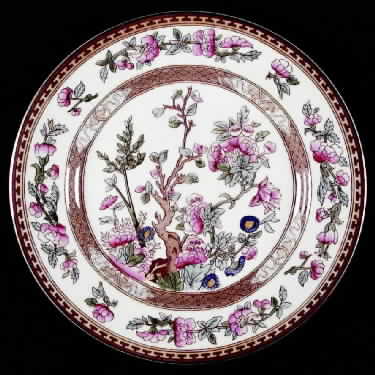 Indian Tree (Smooth, Gold) Luncheon Plate