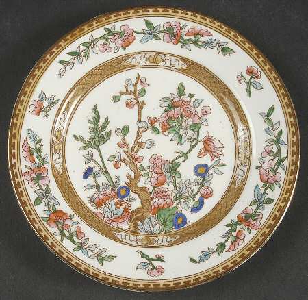 Indian Tree (Smooth, Gold) Bread & Butter Plate