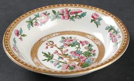 Indian Tree (Smooth, Gold) Fruit/Dessert (Sauce) Bowl