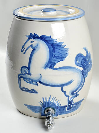 Blue Horse Samovar & Lid