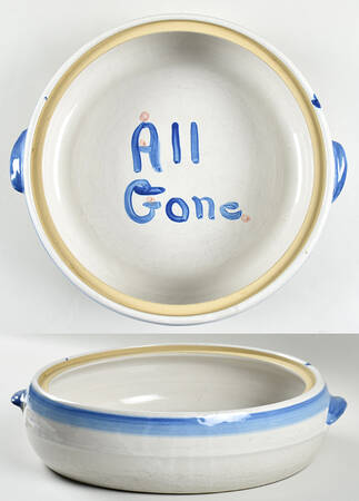 Blue Horse 3 Quart Round Casserole No Lid