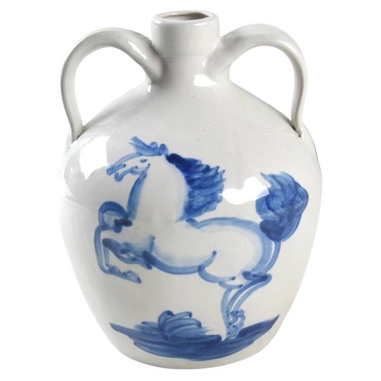 Blue Horse Jug