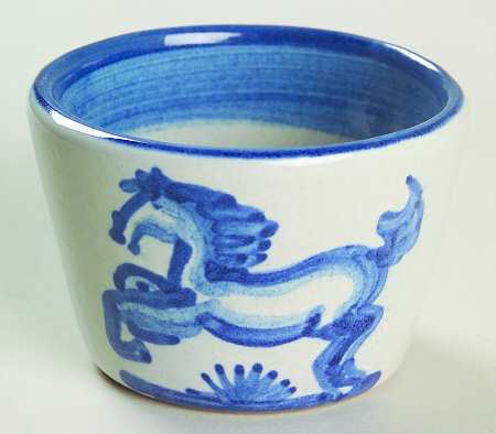 Blue Horse Sake Cup