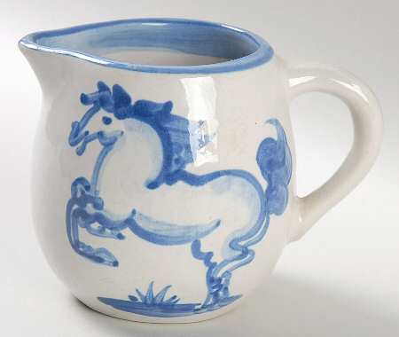 Blue Horse Oversize Creamer
