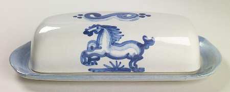 Blue Horse 1/4 Lb Covered Butter