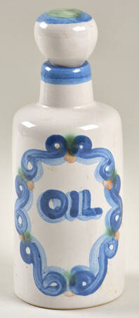 Bouquet Oil Cruet and Stopper