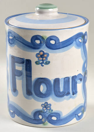 Bouquet Flour Canister & Lid