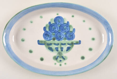 Bouquet 13" Oval Serving Platter