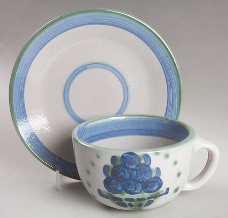 Bouquet Oversized Cup & Saucer Set