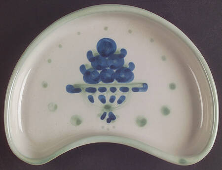 Bouquet Crescent Salad Plate