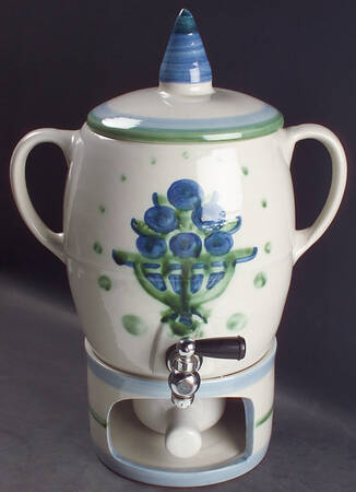 Bouquet 4-Piece Samovar with Stand and Burner