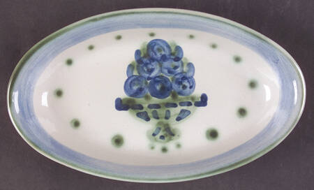 Bouquet 8" Oval Serving Platter