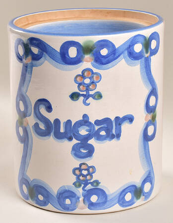 Bouquet Sugar Canister No Lid