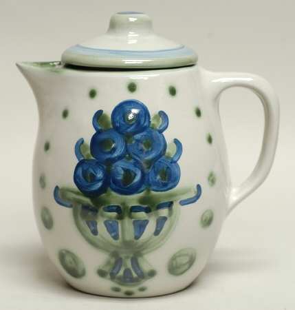 Bouquet Coffee Pot & Lid