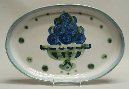 Bouquet 16" Oval Serving Platter
