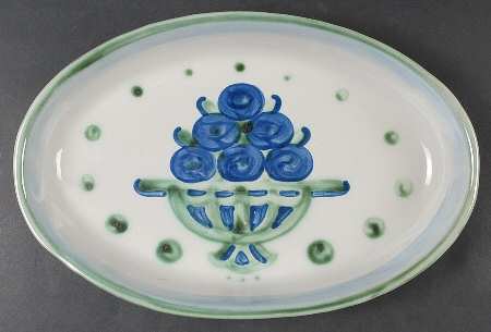 Bouquet 14" Oval Serving Platter