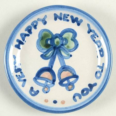 Country Scene Blue Coaster