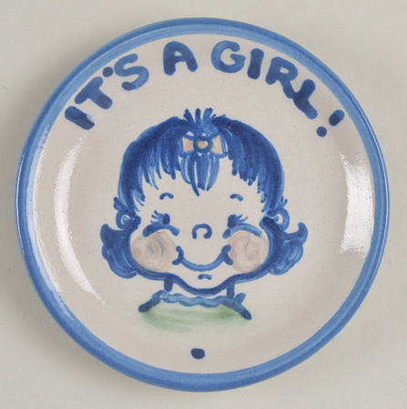 Country Scene Blue Coaster