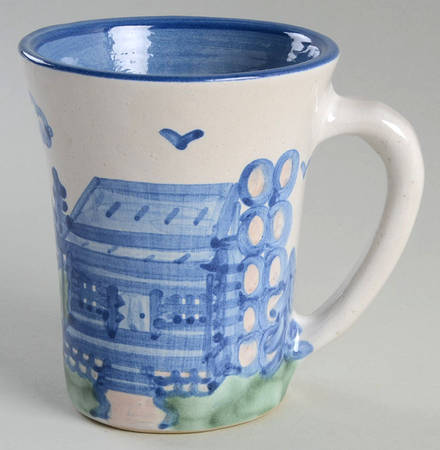 Country Scene Blue Grandmug