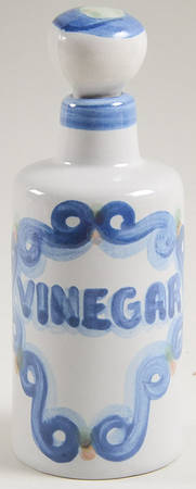 Bluette Vinegar Cruet and Stopper