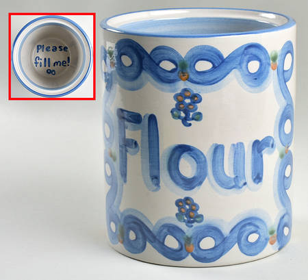 Bluette Flour Canister No Lid