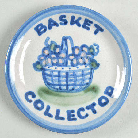 Country Scene Blue Coaster