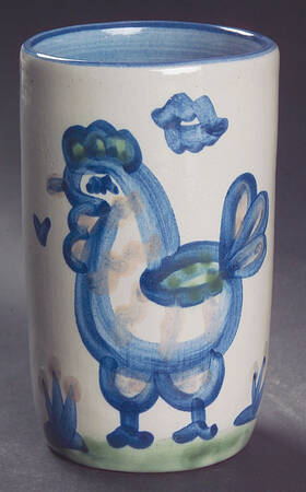 Country Scene Blue 9 Oz Tumbler
