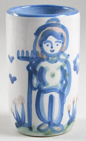 Country Scene Blue 9 Oz Tumbler
