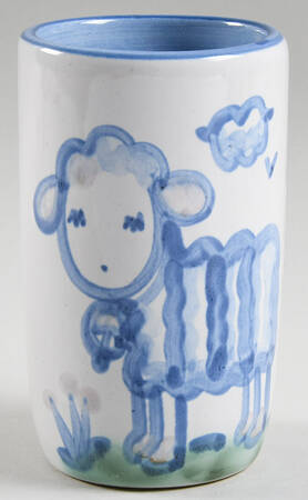 Country Scene Blue 9 Oz Tumbler