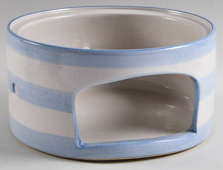 Country Scene Blue Samovar Stand