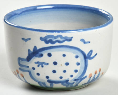 Country Scene Blue Everything Bowl