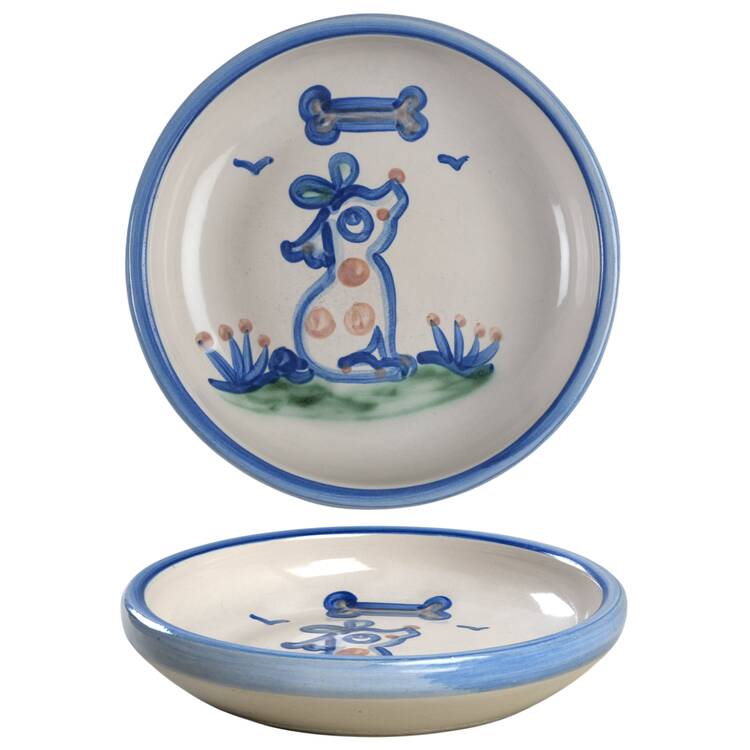 Country Scene Blue 7" Individual Pasta Bowl