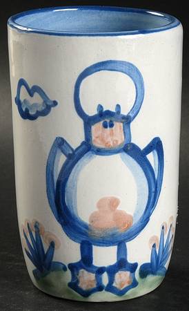 Country Scene Blue 9 Oz Tumbler