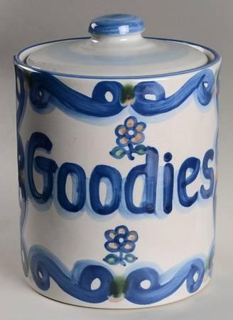 Bluette Medium Goodies Jar & Lid