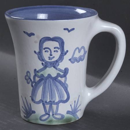 Country Scene Blue Grandmug