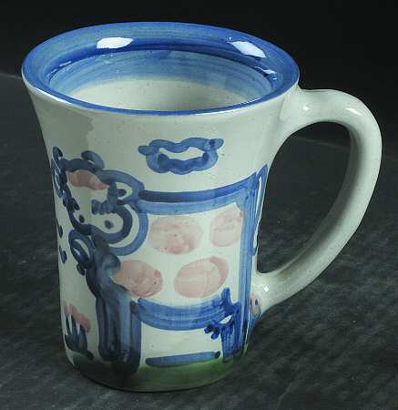 Country Scene Blue Grandmug
