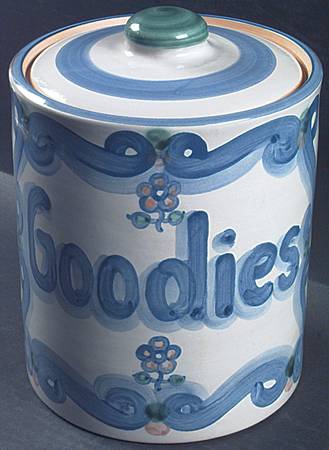 Bluette Medium Goodies Jar & Lid
