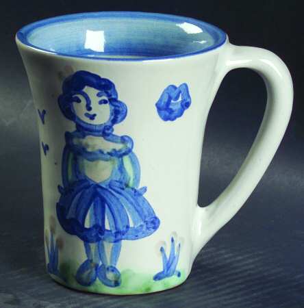 Country Scene Blue Grandmug