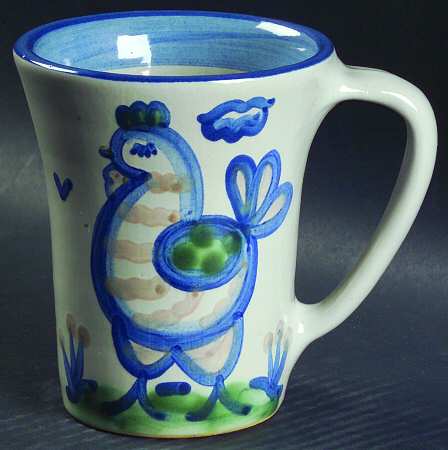 Country Scene Blue Grandmug
