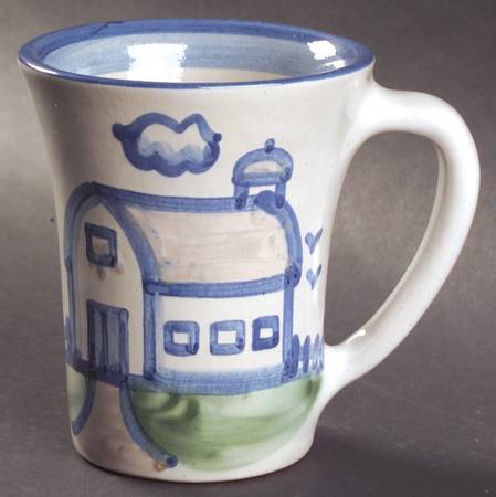 Country Scene Blue Grandmug