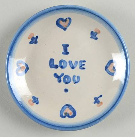 Country Scene Blue Coaster