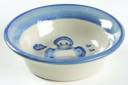 Country Scene Blue Ramekin