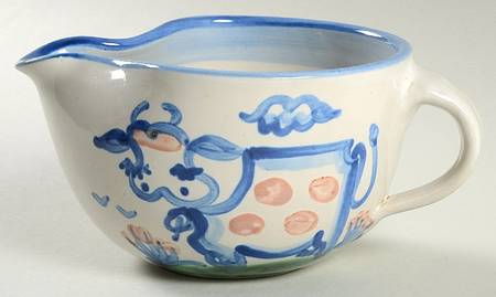 Country Scene Blue 16 Oz Pitcher