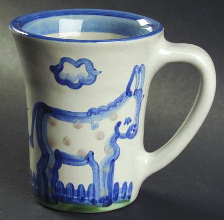 Country Scene Blue Grandmug