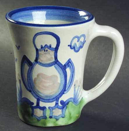 Country Scene Blue Grandmug