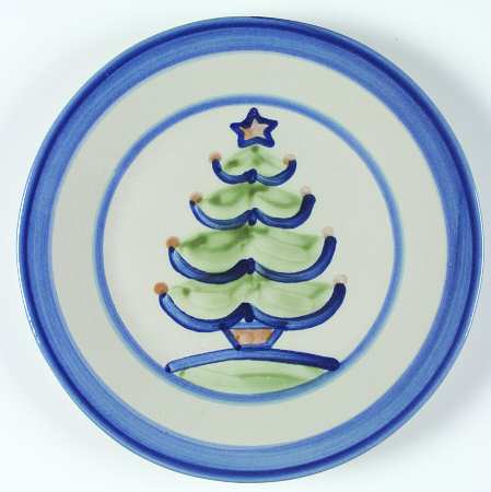Christmas Luncheon Plate