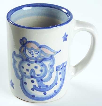 Country Scene Blue Mug